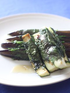 東北の郷土料理・茄子のしそ巻き-レシピのメイン写真