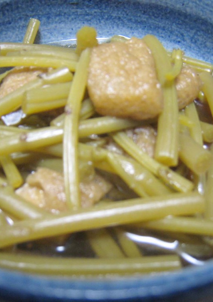 母の味★水ふきの煮物　（覚書）-レシピのメイン写真