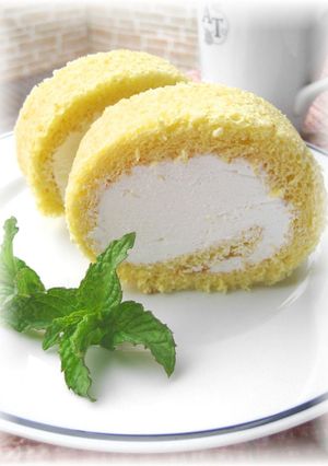 ロールケーキ☆はちみつホイップ-レシピのメイン写真