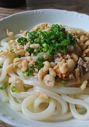 簡単うどん☆レンチンでOK!(≧▽≦)-レシピのメイン写真