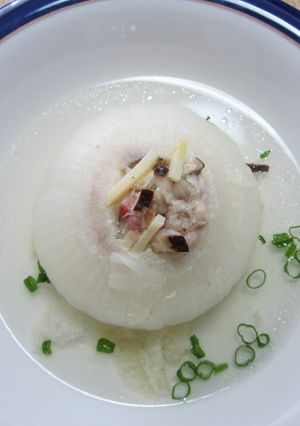 新玉ねぎの鶏肉詰め煮-レシピのメイン写真
