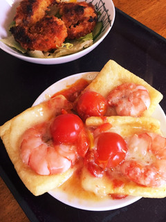 レンジで!糖質制限すし揚げのパリパリピザ-レシピのメイン写真