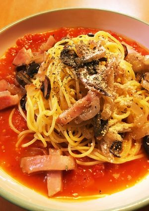 トマトソースパスタ-レシピのメイン写真