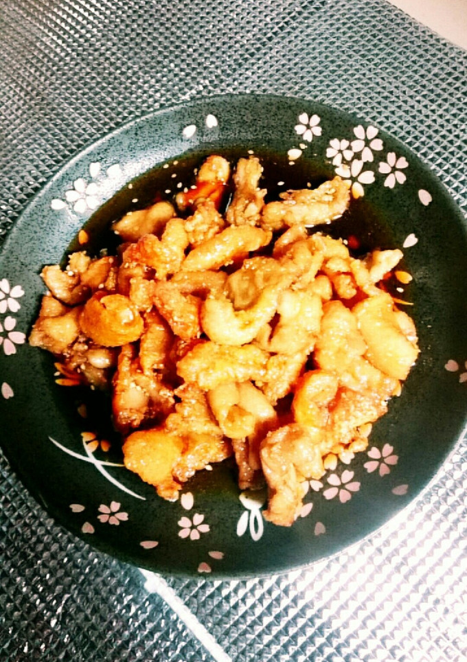 鶏皮とセセリの甘辛唐揚げ❤-レシピのメイン写真