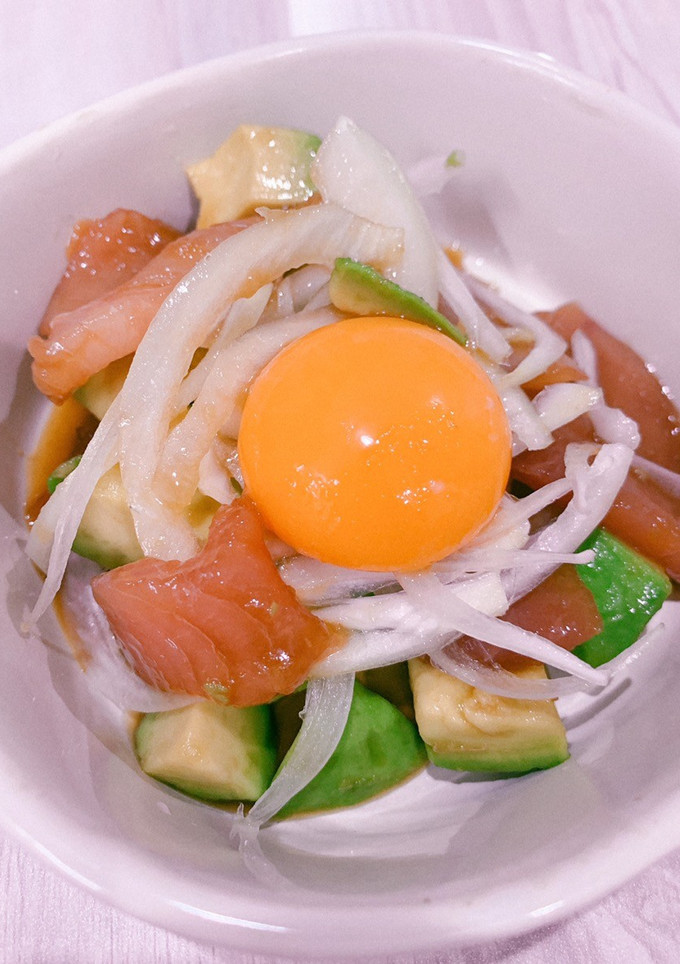 マグロとアボカドのわさび醤油和え-レシピのメイン写真