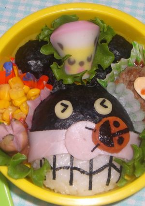 バイキンマン弁当（キャラ弁）-レシピのメイン写真