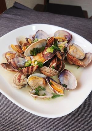 汁まで美味しい☆母のあさりの酒蒸し★料亭-レシピのメイン写真