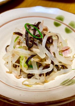 もやしとツナの塩昆布和え-レシピのメイン写真
