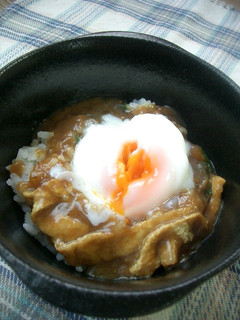 鍋底に残ったカレーで♪とろり和風カレー丼-レシピのメイン写真