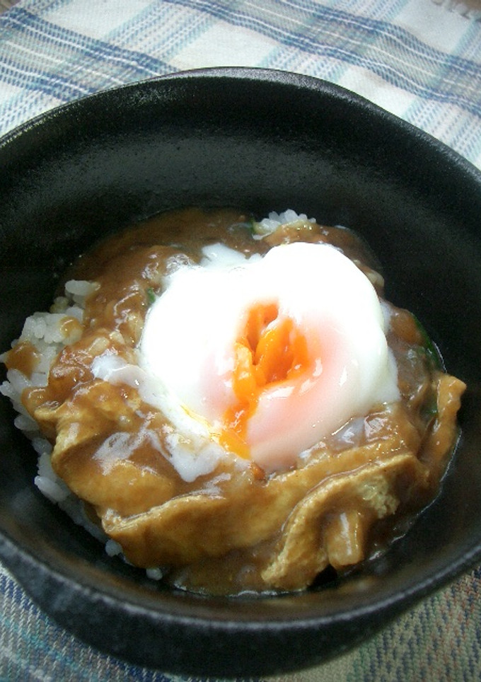 鍋底に残ったカレーで♪とろり和風カレー丼-レシピのメイン写真