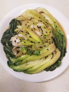 レンジで簡単チンゲン菜の中華風オイル蒸し-レシピのメイン写真