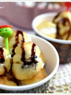オーブントースターで作るシュークリーム-レシピのメイン写真