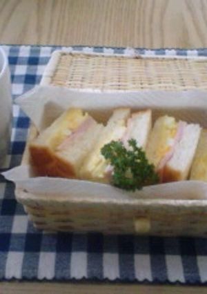 ハムタマゴサンド-レシピのメイン写真