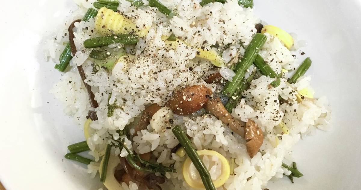 基本からアレンジまで！思わずつくりたくなる「山菜 ピラフ」のレシピ集 | クックパッド