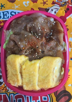 焼肉弁当-レシピのメイン写真