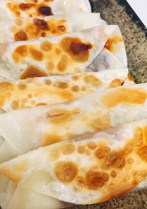 餃子の皮で大葉みそチーズ焼き-レシピのメイン写真