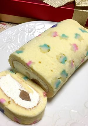 星の麩 ロールケーキ-レシピのメイン写真