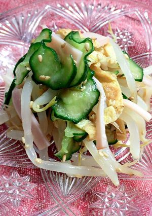 きゅうりともやしの中華風サラダ-レシピのメイン写真