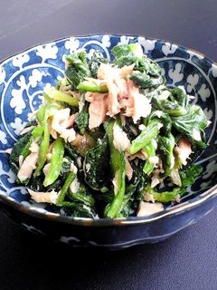 ほうれん草とツナだけの和え物-レシピのメイン写真