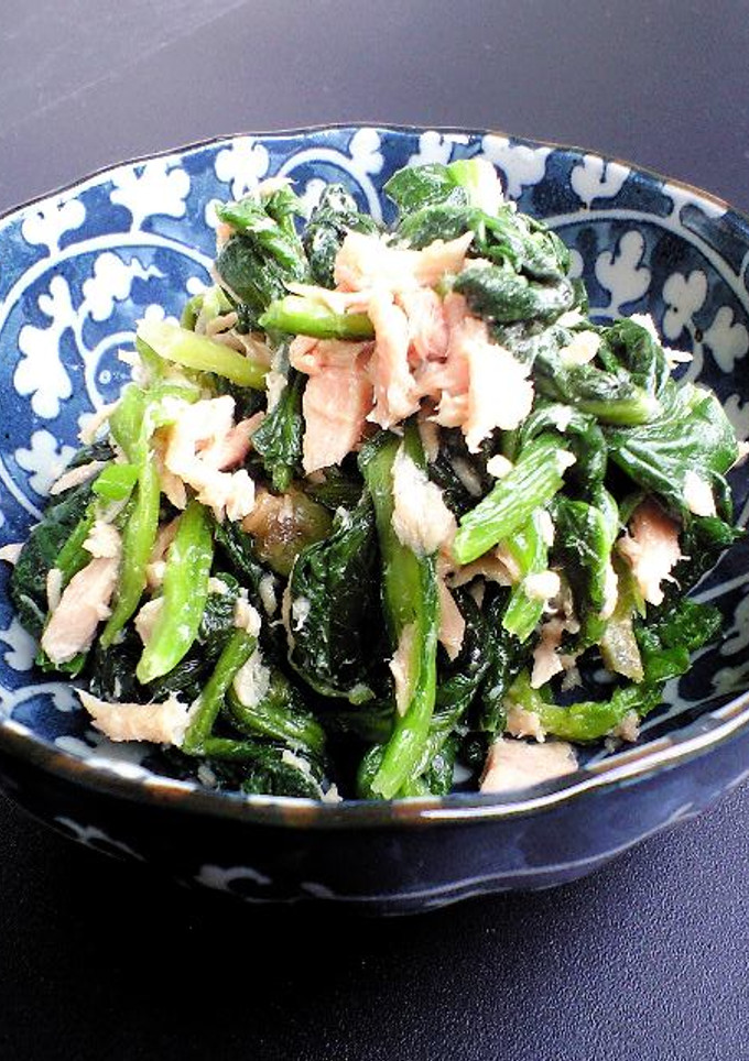 ほうれん草とツナだけの和え物-レシピのメイン写真