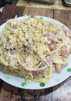 スパゲッティカルボナーラ-レシピのメイン写真