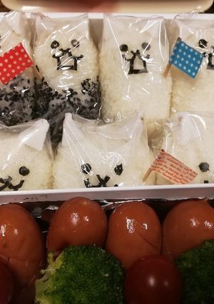 にゃんこ大戦争おにぎり弁当-レシピのメイン写真