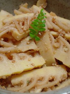 たけのこのゴマ和え-レシピのメイン写真