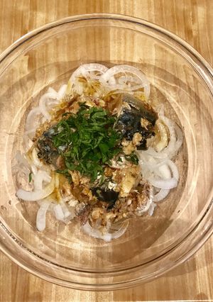 新玉ねぎとサバ缶サラダ-レシピのメイン写真