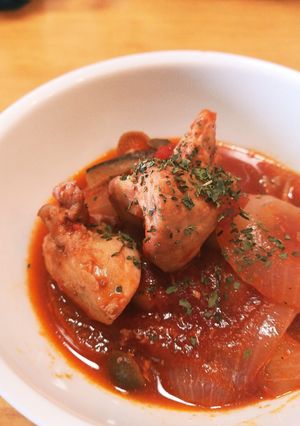 鶏肉のハヤシソース-レシピのメイン写真