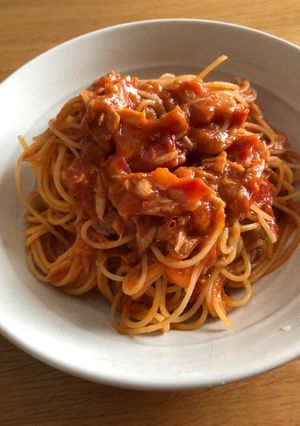トマトとツナのパスタ-レシピのメイン写真
