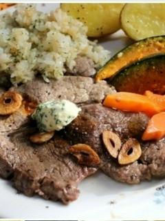 安いお肉で…がっつりステーキ-レシピのメイン写真