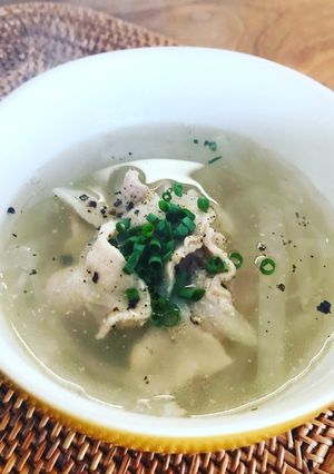 大根と生姜の豚バラ中華スープ-レシピのメイン写真