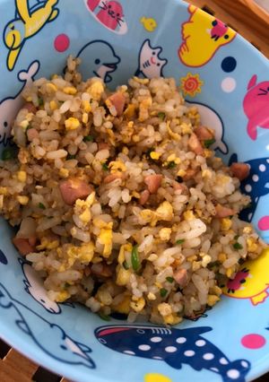 幼児食!!超簡単 野菜入り醤油チャーハン-レシピのメイン写真