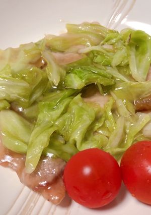 生姜焼きのお肉で〜とろみ和え焼き-レシピのメイン写真
