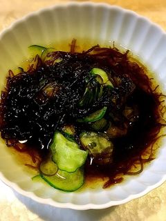 超簡単!きゅうりともずくの酢の物-レシピのメイン写真