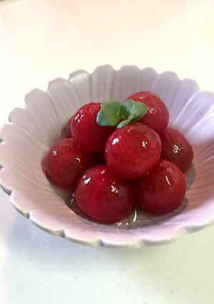 ミニトマトの蜂蜜漬け-レシピのメイン写真