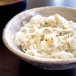しらす、新生姜、はと麦の薬膳ご飯