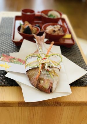 お食い初め 鯛の塩焼き-レシピのメイン写真