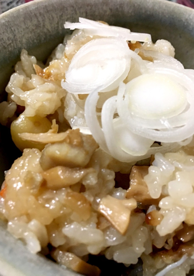 メンマで中華風おこわっぽい炊き込みご飯-レシピのメイン写真