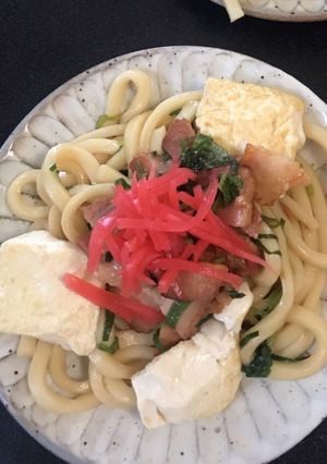 紅生姜でさっぱり沖縄風焼きうどん-レシピのメイン写真