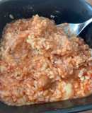 レンジでズボラトマトリゾット