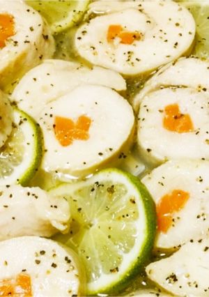 ♪鶏ハムのマリネ液漬/サラダでヘルシーに-レシピのメイン写真