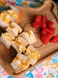 離乳食完了期❗マヨ不要✨玉子サンド✨-レシピのメイン写真
