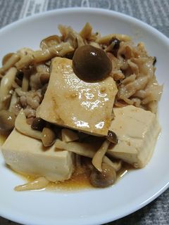 美味!焼き肉のタレで肉豆腐風に-レシピのメイン写真