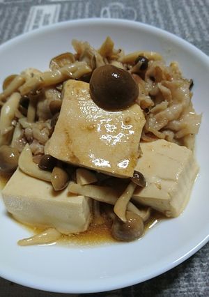 美味！焼き肉のタレで肉豆腐風に-レシピのメイン写真