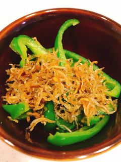 作業2つ!ピーマンとじゃこ炒め-レシピのメイン写真