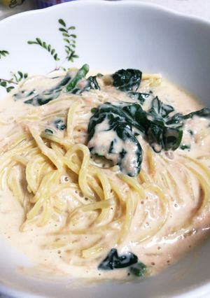 フライパン一つで 生クリーム パスタ-レシピのメイン写真