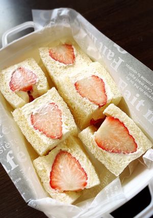 いちごサンド-レシピのメイン写真