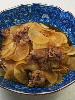 時短!簡単!大根と豚肉のペラペラ煮-レシピのメイン写真