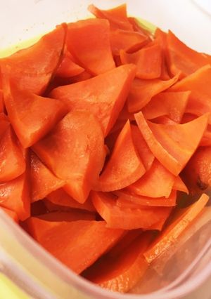 人参の簡単甘酢煮 おかずシリーズ-レシピのメイン写真
